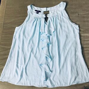 AGB Women's Light Blue Sleeveless Top Sz 1X. I-26